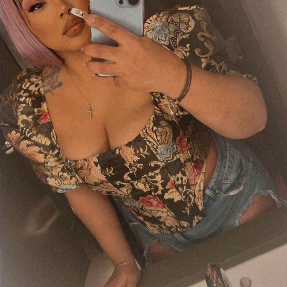 Renaissance style corset top